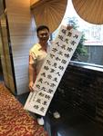 事長葛萬金喜獲墨寶